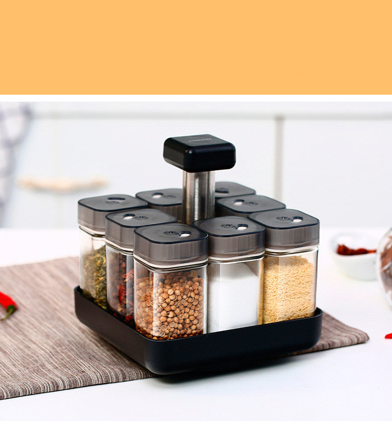 Transform Your Kitchen with the Spice Jar Glass Organizer
